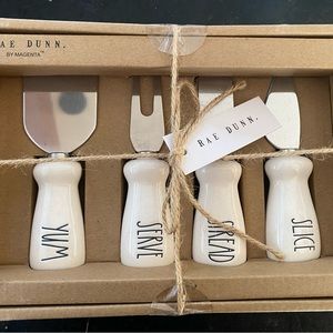 Rae Dunn cheese/charcuterie knife set